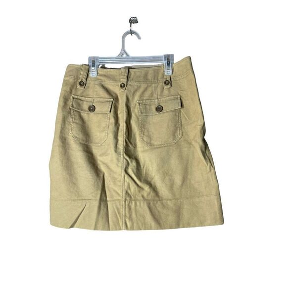 Anthropologie Paper Boy Utility Cargo Tan Skirt Size 2 - Picture 4 of 8